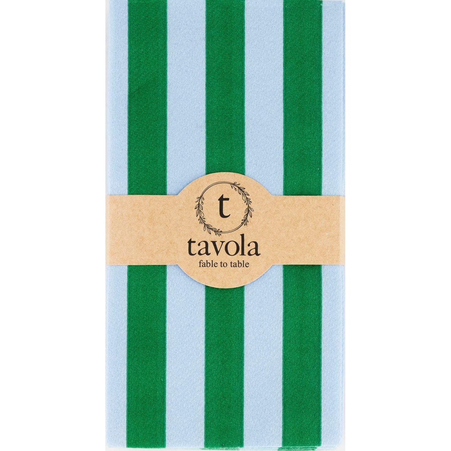 Green & Blue Stripe Slim