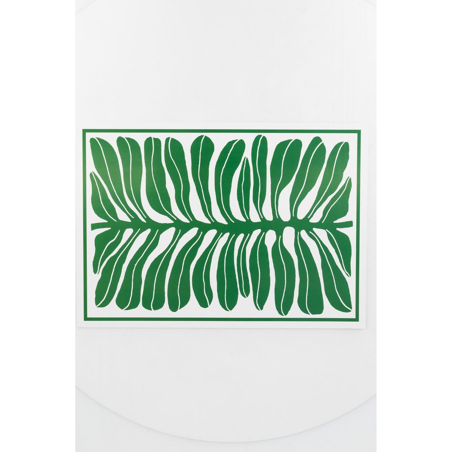 Green Leaf Paper Placemats