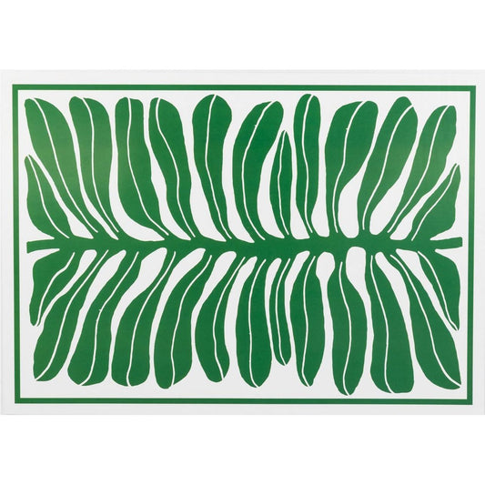 Green Leaf Paper Placemats