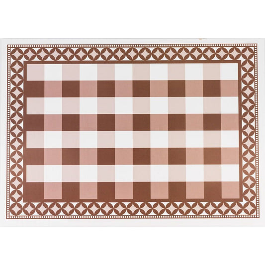 Brown Gingham Paper Placemats