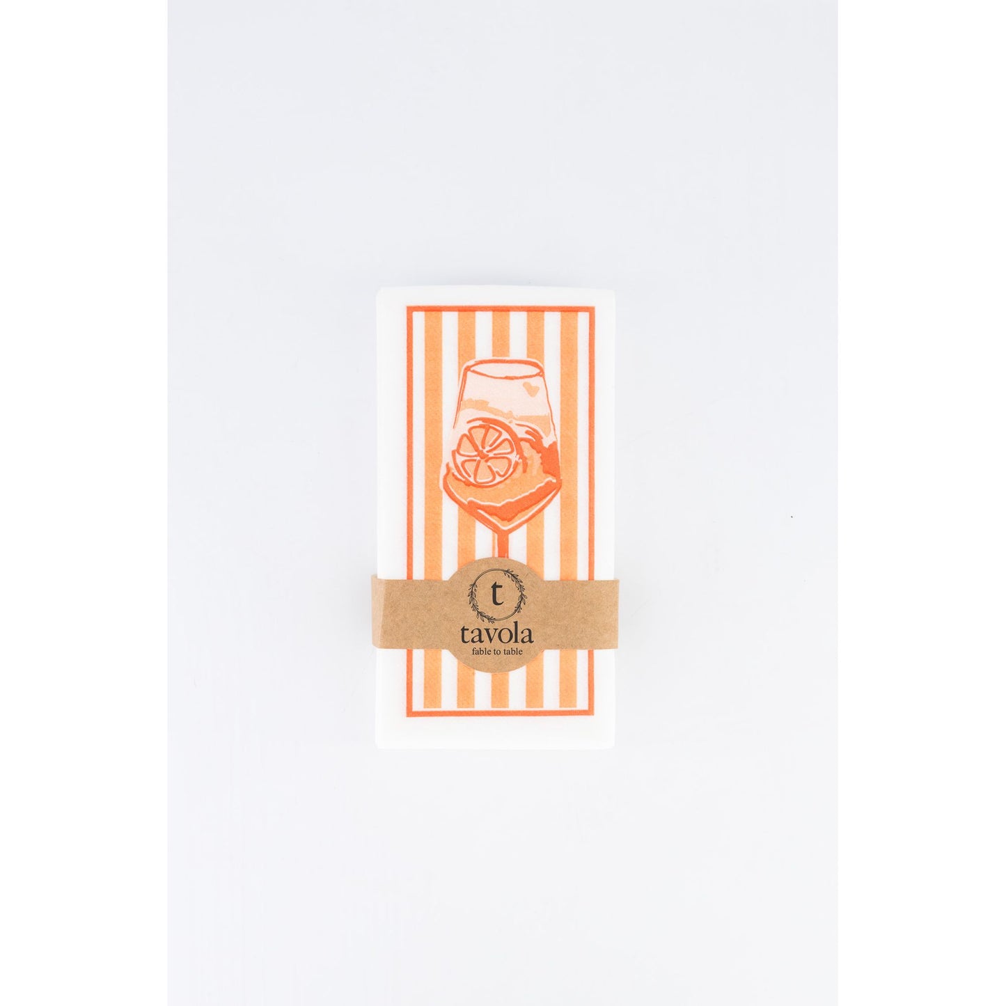Aperol Spritz Slim Serviettes