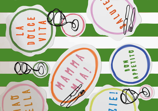 Matt Green Mama Mia Paper Placemats - wholesale